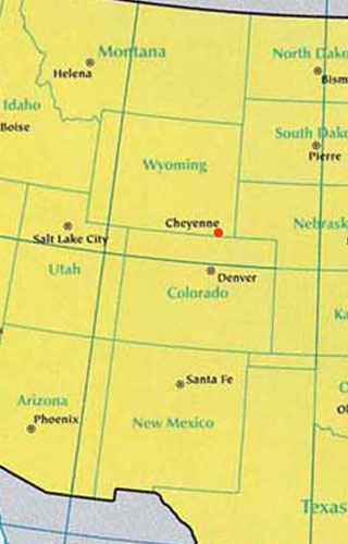 wyoming latitude and longitude