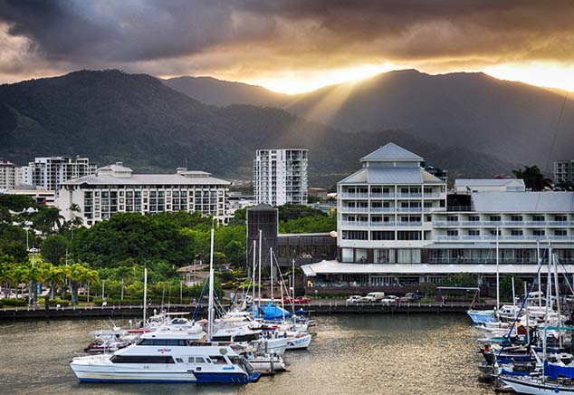 sunset cairns australia