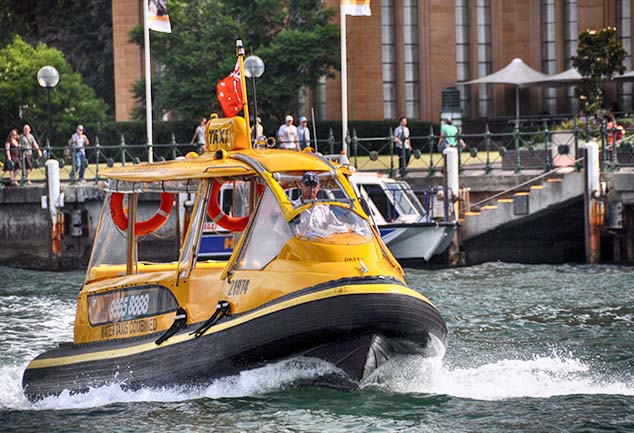sydney water taxi