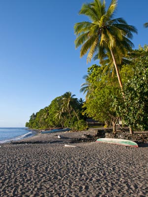 Beach on Savo Island, Solomon Islands, Pacific
