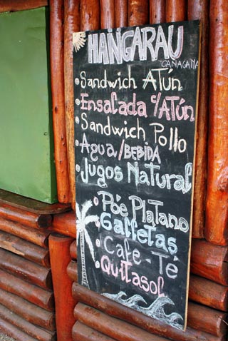easter island menu