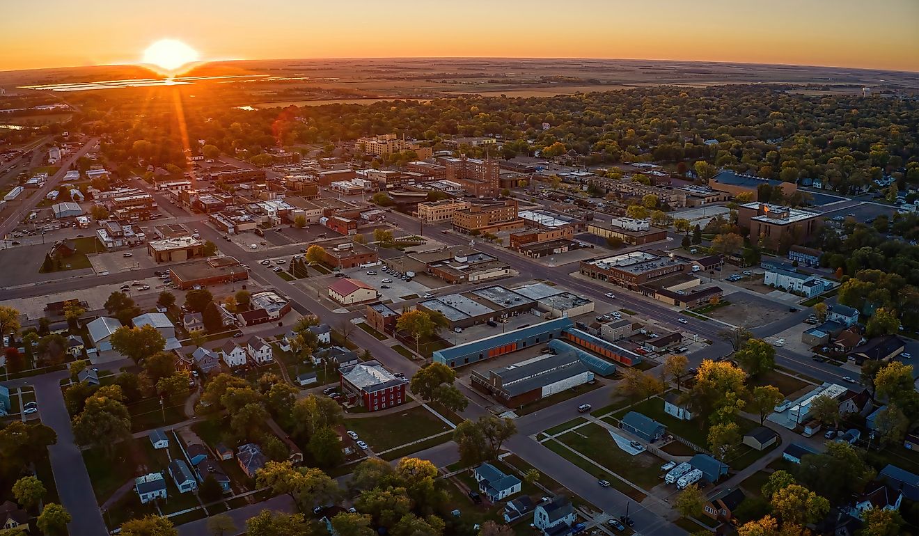 Morning in Huron, South Dakota.