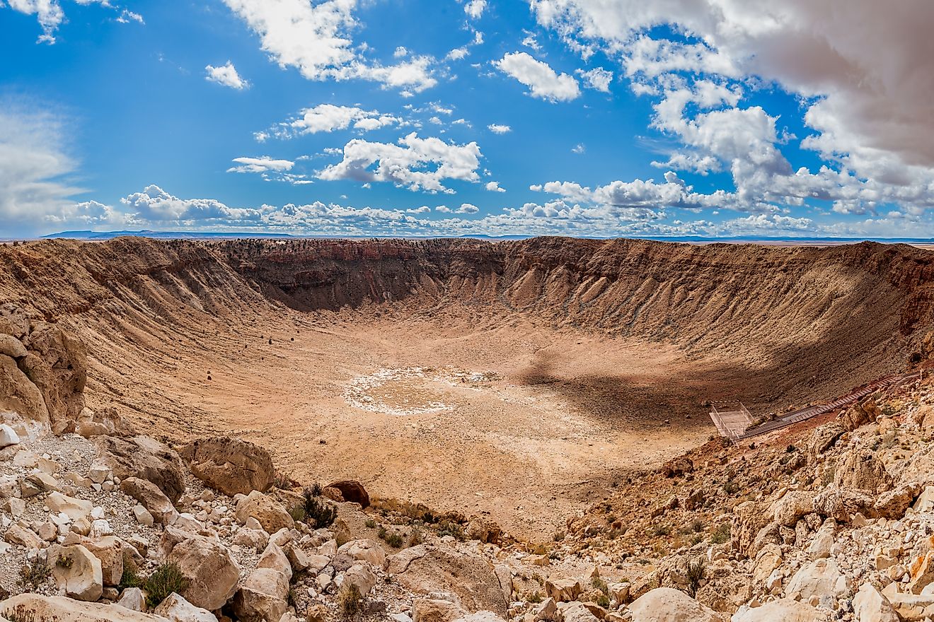 Meteor Crater in Winslow, Arizona, USA