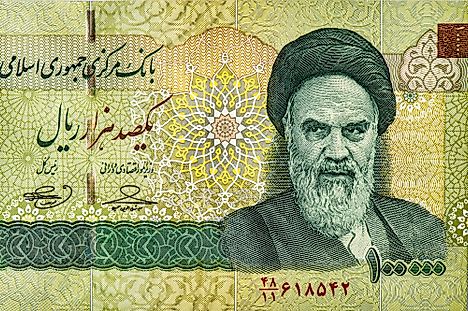 Iran 100000 rials Banknote