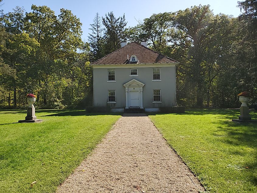 House in the Woods at Allerton Park in Monticello, Illinois.