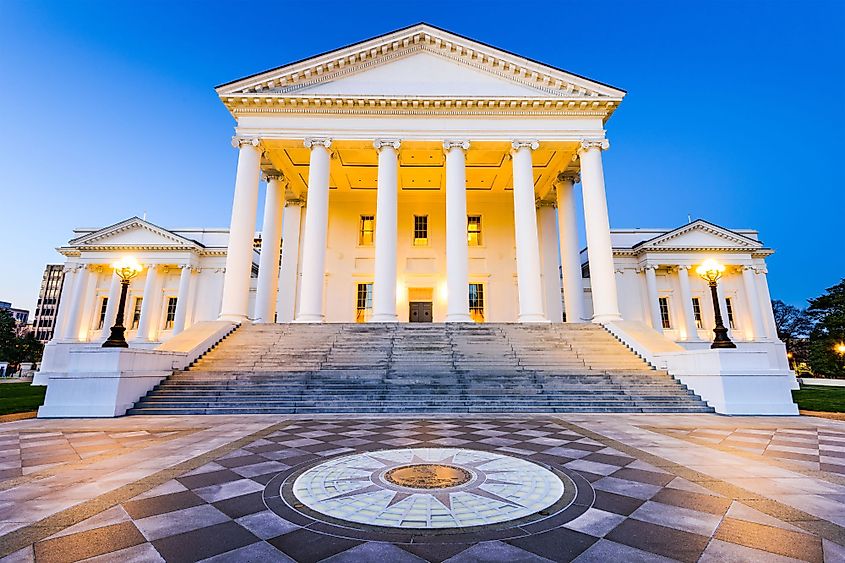 Virginia State Capitol in Richmond, Virginia