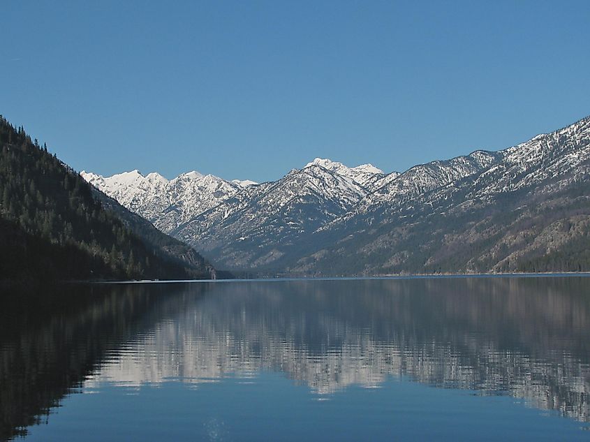 Lake Chelan, the deepest lake in Washington