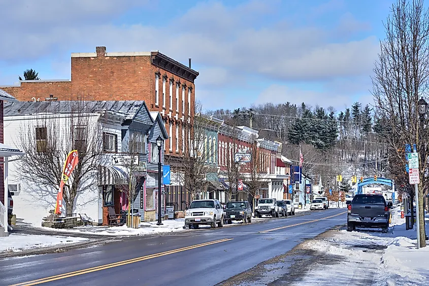 Downtown Bellville, Ohio.