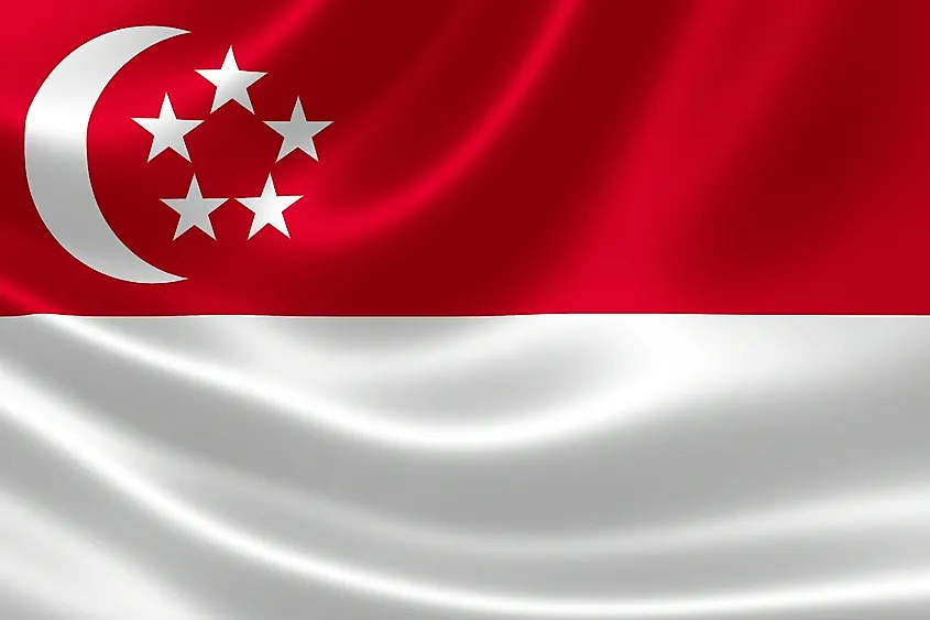 National flag of Singapore