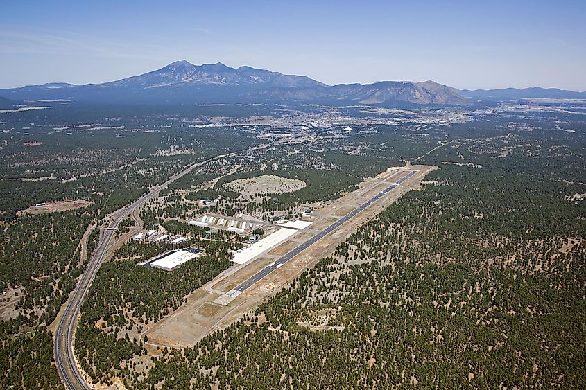 Airport in Flagstaff near Mountainaire.