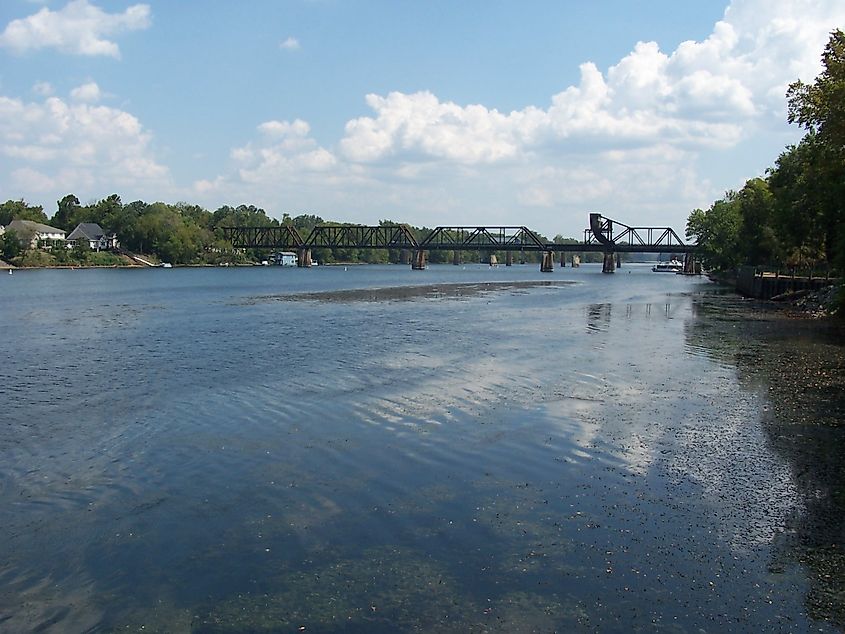 The Savannah River in North Augusta, South Carolina. Image credit: J. Stephen Conn via Flickr.com.
