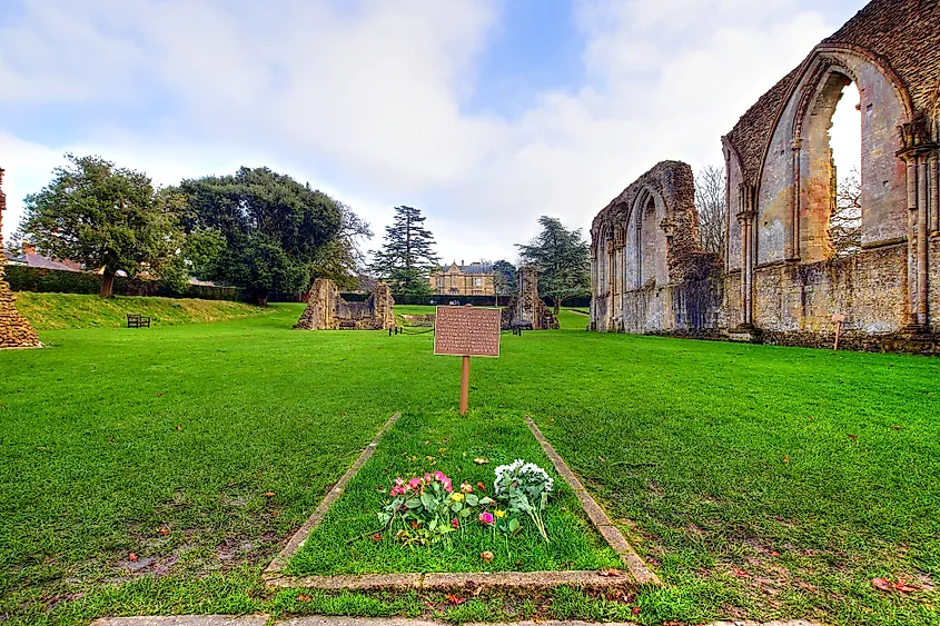 Glastonbury Abbey in the United Kingdom