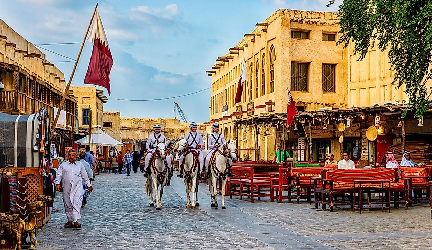 Souq Waqif is a souq in Doha, in the state of Qatar.