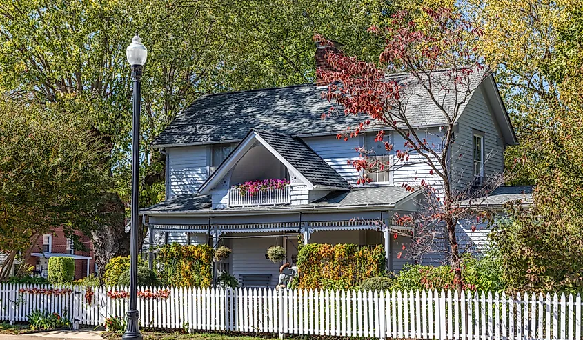 Historic turn-of-the-century home in Erwin, Tennessee.